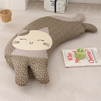 91家纺网 家纺一手货源 找家纺 芯洲 （总）2025年新款幸福小猫全棉儿童成人通用枕芯卡通枕头