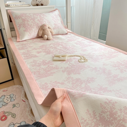 91家纺网 家纺一手货源 找家纺 （总）川悦生活2025新款小清新冰藤席学生款