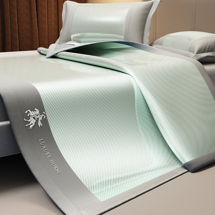 91家纺网 家纺一手货源 找家纺 （总）卡初2025新款夏季轻柔丝冰丝席-艾森特系列