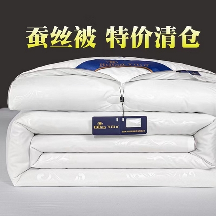（总）绘焦家纺 2025新款希尔顿酒店蚕丝被桑蚕丝棉被春秋被加厚冬被空调被被子被芯