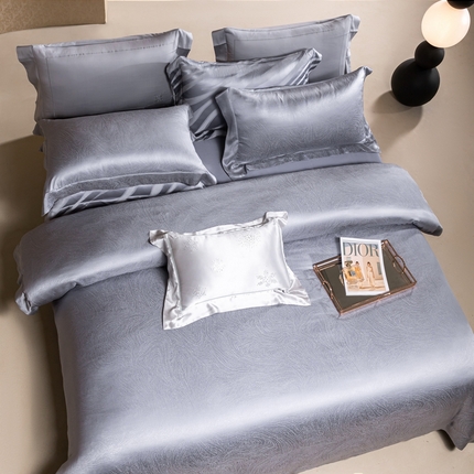 91家纺网 家纺一手货源 找家纺 （总）晋瑞 红顶鹅绒馆 2025真丝天丝大提花四件套