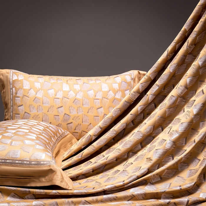 91家纺网 家纺一手货源 找家纺 （总）品家居 A版色织提花长绒棉四件套-赛尔基