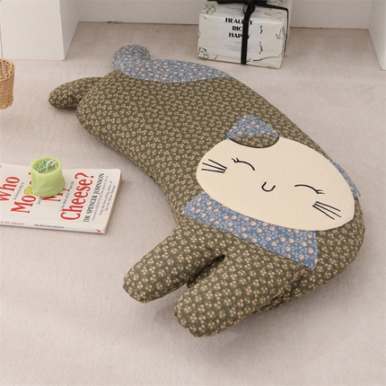 91家纺网 家纺一手货源 找家纺 芯洲 （总）2025年新款幸福小猫全棉儿童成人通用枕芯卡通枕头