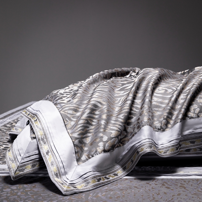 91家纺网 家纺一手货源 找家纺 （总）品家居 A版色织提花长绒棉四件套-达尼卡