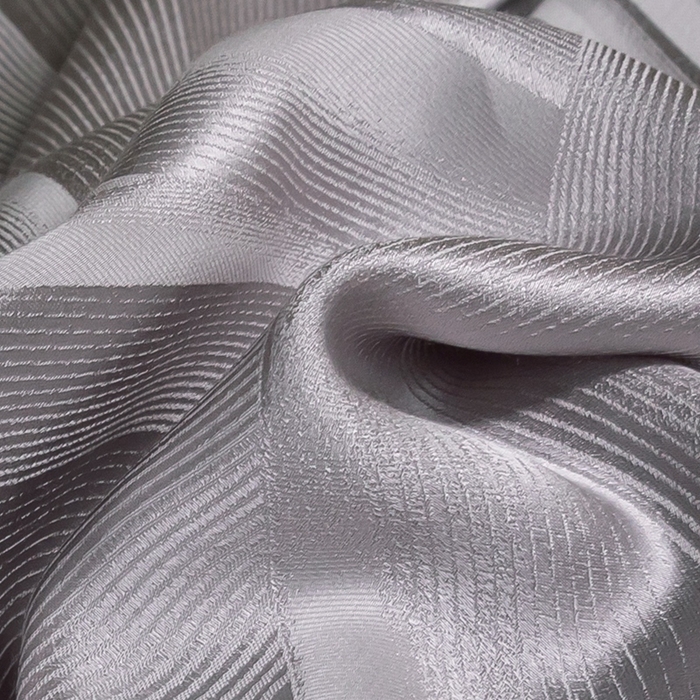 91家纺网 家纺一手货源 找家纺 晋瑞 红顶鹅绒馆 2025真丝天丝大提花四件套 陌上诗灰色