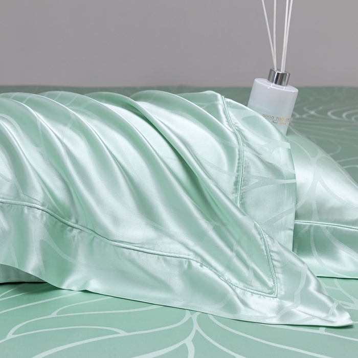 91家纺网 家纺一手货源 找家纺 晋瑞 红顶鹅绒馆 2025真丝天丝大提花四件套 罗布泊