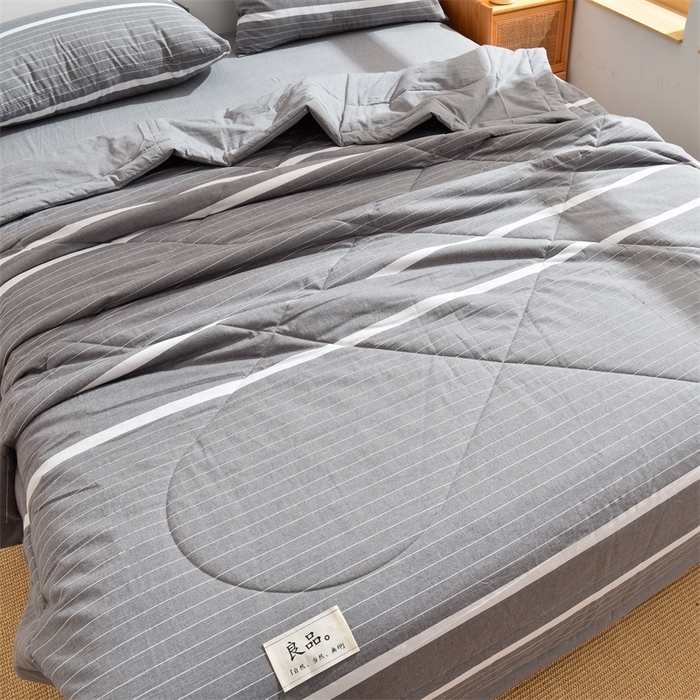 91家纺网 家纺一手货源 找家纺 凡心2025新款包检测假一罚十 百分百棉花填充 夏凉被空调被可机洗直播可过质检 宽双线冷灰