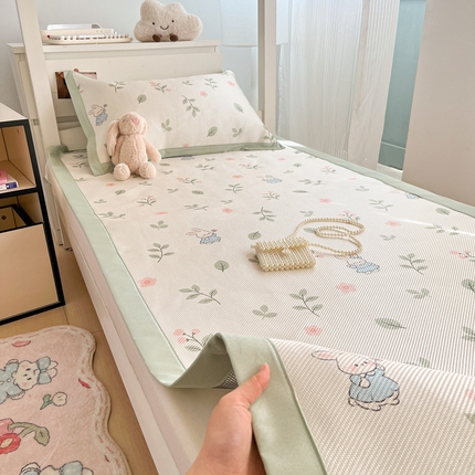 91家纺网 家纺一手货源 找家纺 （总）川悦生活2025新款小清新冰藤席学生款