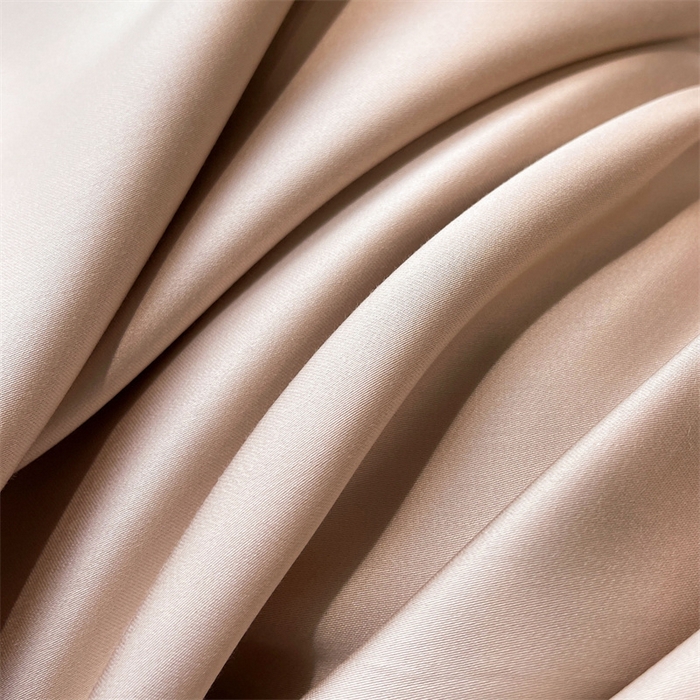 91家纺网 家纺一手货源 找家纺 雯豆天丝夏被纯色拼色A类莱赛尔凉感被子轻奢夏凉被子四件套 洛神珠-香槟金+轻奢灰