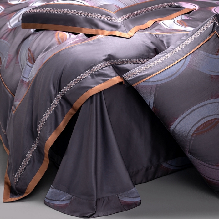 91家纺网 家纺一手货源 找家纺 （总） A版色织提花长绒棉四件套-纳塔利