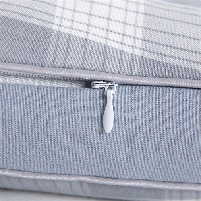 91家纺网 家纺一手货源 找家纺 （总）芯洲 2025新款全棉荞麦枕简约格子韩式护颈老粗布成人枕头枕芯