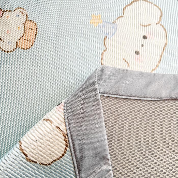 91家纺网 家纺一手货源 找家纺 川悦生活2025新款小清新冰藤席学生款 奶屋小汪