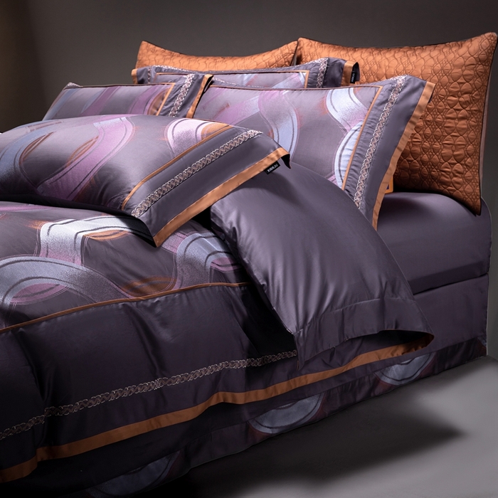 91家纺网 家纺一手货源 找家纺 （总） A版色织提花长绒棉四件套-纳塔利