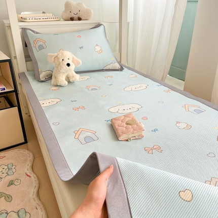 91家纺网 家纺一手货源 找家纺 （总）川悦生活2025新款小清新冰藤席学生款