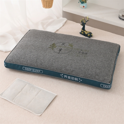 91家纺网 家纺一手货源 找家纺 （总）芯洲 2025新款荞麦枕艾草枕舒睡养生棉麻枕芯枕头