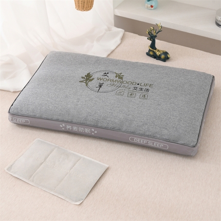 91家纺网 家纺一手货源 找家纺 （总）芯洲 2025新款荞麦枕艾草枕舒睡养生棉麻枕芯枕头