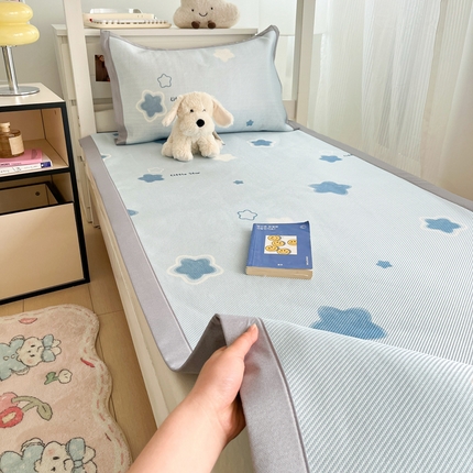 91家纺网 家纺一手货源 找家纺 （总）川悦生活2025新款小清新冰藤席学生款