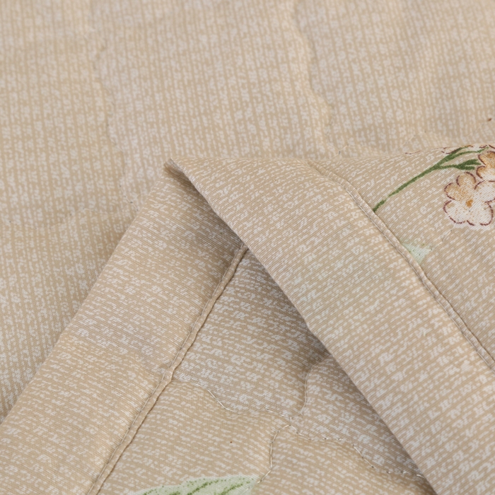 91家纺网 家纺一手货源 找家纺 被多多被业 2025新款亲肤绒多针绗绣工艺夏被空调被 栀子花信