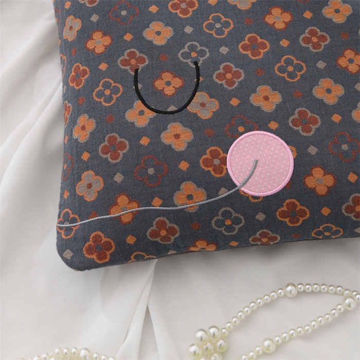 91家纺网 家纺一手货源 找家纺 （总）芯洲 2025新款荞麦双层纱卡通儿童学生枕家用枕头枕芯