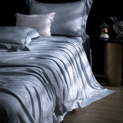 91家纺网 家纺一手货源 找家纺 （总）晋瑞 红顶鹅绒馆 2025真丝天丝大提花四件套