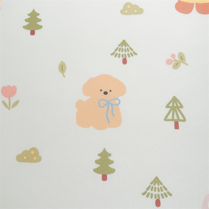 91家纺网 家纺一手货源 找家纺 雯豆2025春夏新款碳光冰丝席三件套A类凉感印花三明治凉席 碳光冰丝席-绑带款-动物乐园