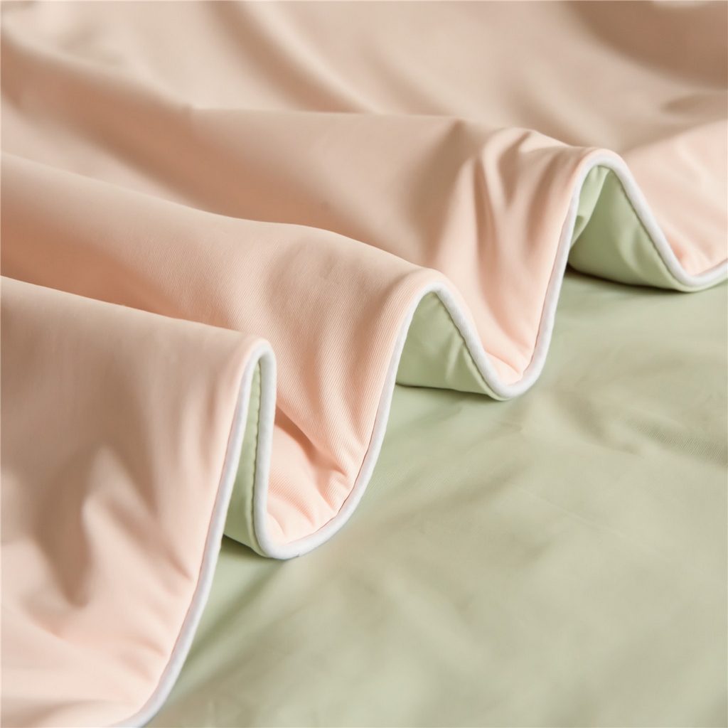 91家纺网 家纺一手货源 找家纺 （总）法芙娜家纺  2025新品雪花冰皮被170克锦纶氨纶空调被夏被