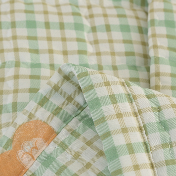 91家纺网 家纺一手货源 找家纺 被多多被业 2025新款亲肤绒多针绗绣工艺夏被空调被 一朵花-绿