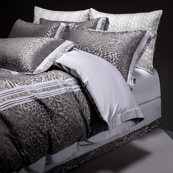 91家纺网 家纺一手货源 找家纺 （总）品家居 A版色织提花长绒棉四件套-达尼卡