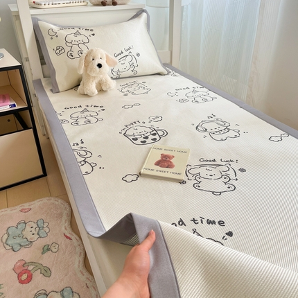 91家纺网 家纺一手货源 找家纺 （总）川悦生活2025新款小清新冰藤席学生款