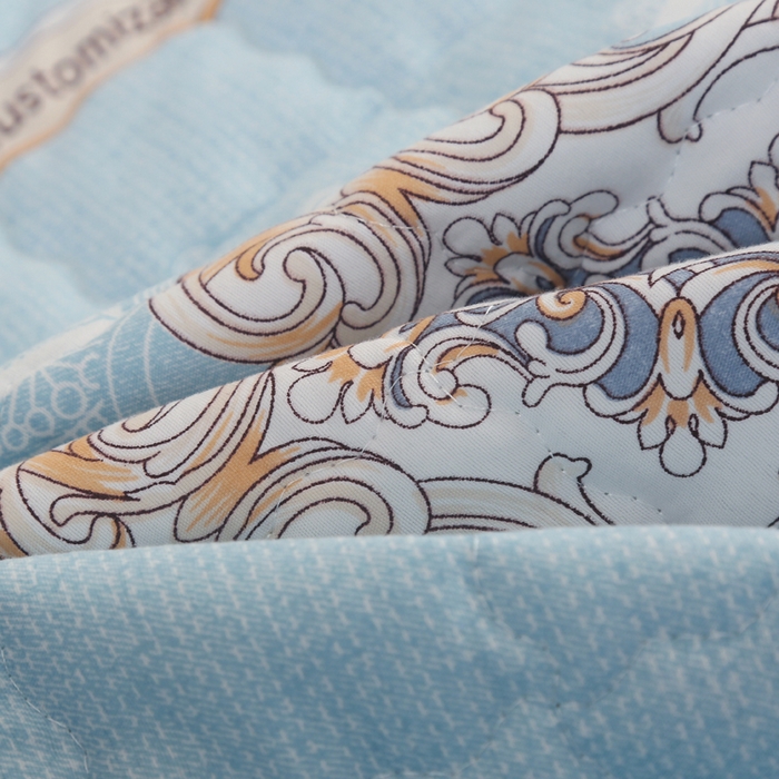 91家纺网 家纺一手货源 找家纺 被多多被业 2025新款亲肤绒多针绗绣工艺夏被空调被 盛世佳人