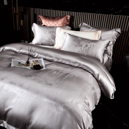 91家纺网 家纺一手货源 找家纺 （总）晋瑞 红顶鹅绒馆 2025真丝天丝大提花四件套