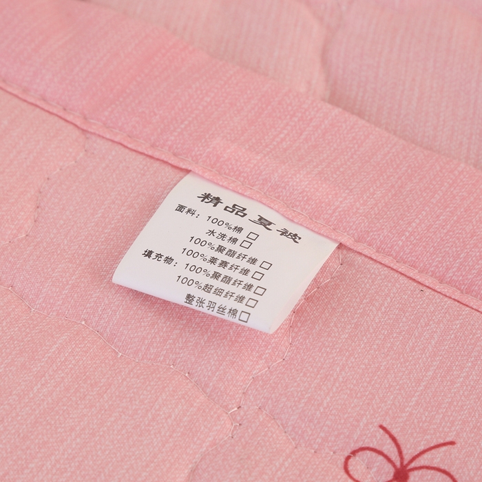 91家纺网 家纺一手货源 找家纺 被多多被业 2025新款亲肤绒多针绗绣工艺夏被空调被 夏花依旧