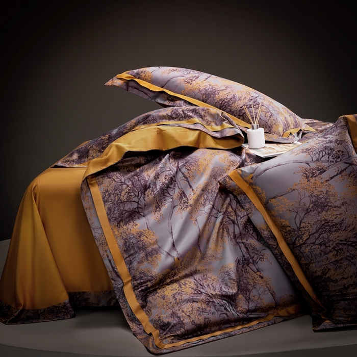 91家纺网 家纺一手货源 找家纺 品家居 A版色织提花长绒棉四件套-圣西斯 莱尔