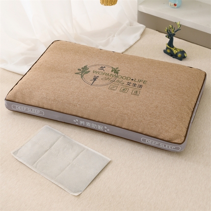 91家纺网 家纺一手货源 找家纺 （总）芯洲 2025新款荞麦枕艾草枕舒睡养生棉麻枕芯枕头