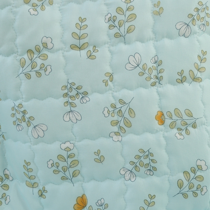 91家纺网 家纺一手货源 找家纺 被多多被业 2025新款亲肤绒多针绗绣工艺夏被空调被 花园