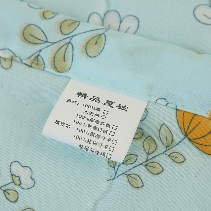 91家纺网 家纺一手货源 找家纺 被多多被业 2025新款亲肤绒多针绗绣工艺夏被空调被 花园