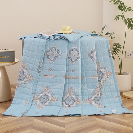 被多多被业 2025新款亲肤绒多针绗绣工艺夏被空调被 盛世佳人
