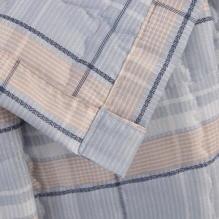 91家纺网 家纺一手货源 找家纺 被多多被业 2025新款亲肤绒多针绗绣工艺夏被空调被 一笔栀子白