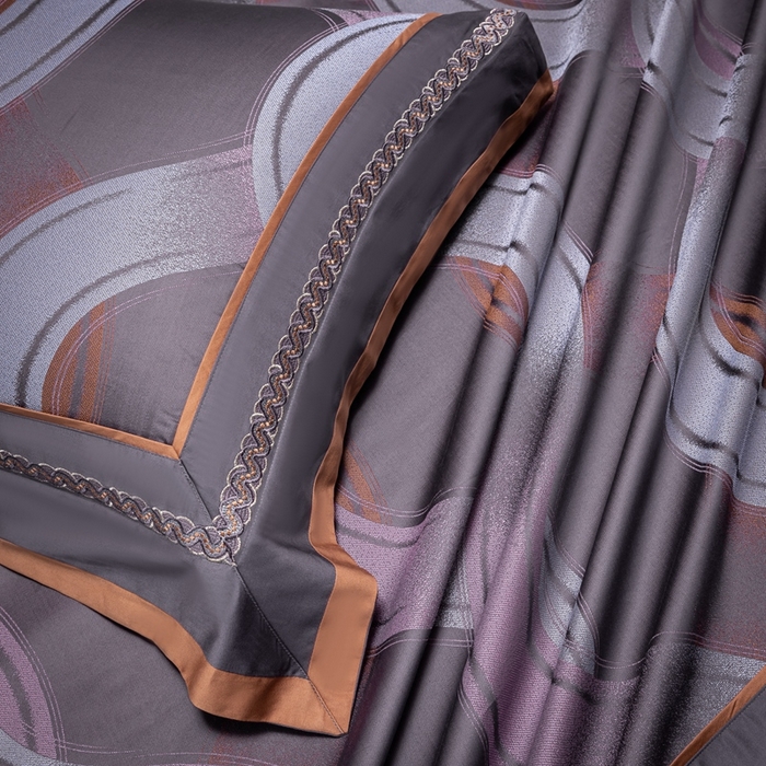 91家纺网 家纺一手货源 找家纺 （总） A版色织提花长绒棉四件套-纳塔利