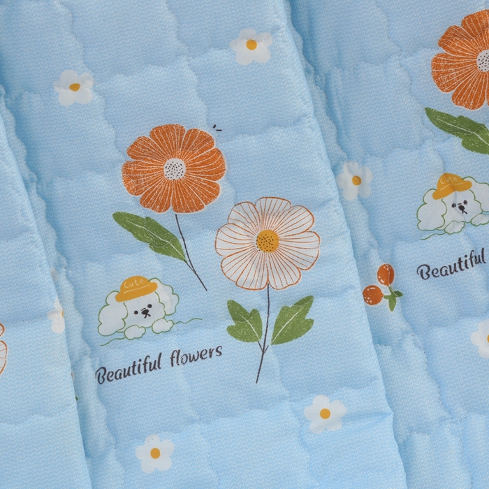 91家纺网 家纺一手货源 找家纺 被多多被业 2025新款亲肤绒多针绗绣工艺夏被空调被 花之恋