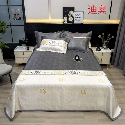 91家纺网 家纺一手货源 找家纺 （总）许林 2025新款冰丝凉席床单款凉席三件套