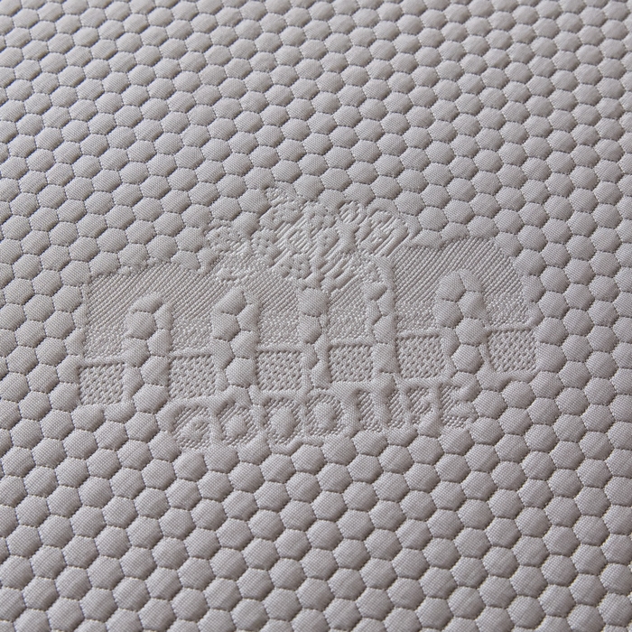 91家纺网 家纺一手货源 找家纺 鑫琪莱 2025新款5D立体雕花凉感豆豆冰丝席凉席席子系列 床笠款-迷你-雅灰