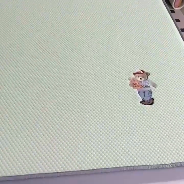 91家纺网 家纺一手货源 找家纺 卡初家居  2025新款A类豆豆凉感席席子凉席-多比来了 多比来了-千草绿(床笠）