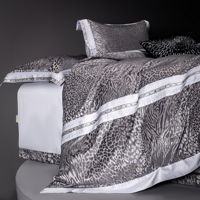 91家纺网 家纺一手货源 找家纺 （总）品家居 A版色织提花长绒棉四件套-达尼卡