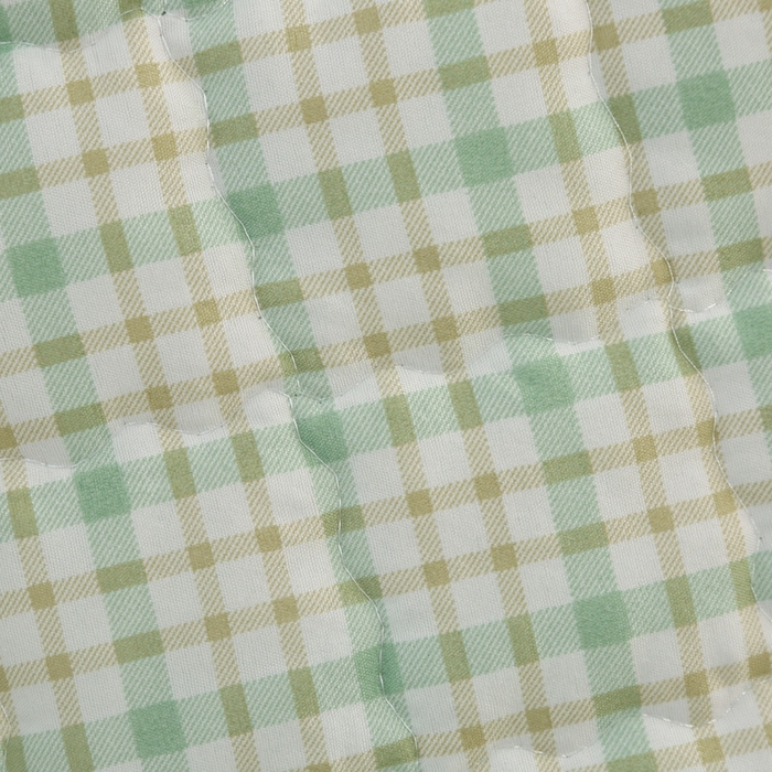 91家纺网 家纺一手货源 找家纺 被多多被业 2025新款亲肤绒多针绗绣工艺夏被空调被 一朵花-绿