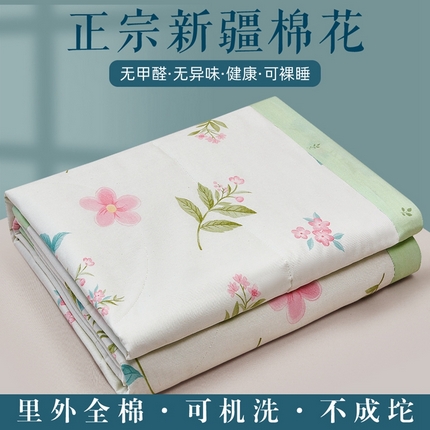 91家纺网 家纺一手货源 找家纺 （总）尊妙被业 2025新款全棉夏被里外纯棉新疆棉花被夏凉被空调被