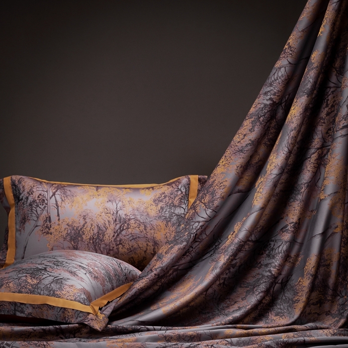 91家纺网 家纺一手货源 找家纺 品家居 A版色织提花长绒棉四件套-圣西斯 莱尔