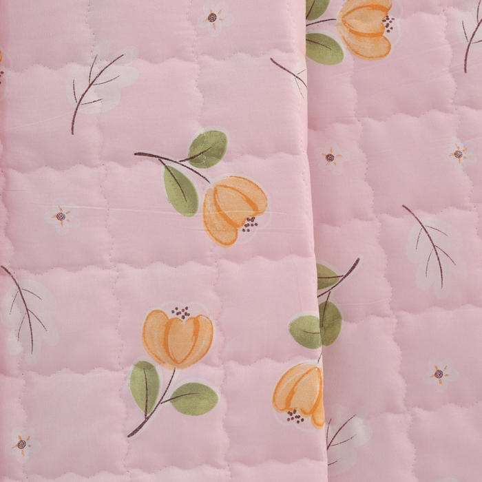 91家纺网 家纺一手货源 找家纺 被多多被业 2025新款亲肤绒多针绗绣工艺夏被空调被 满园花开