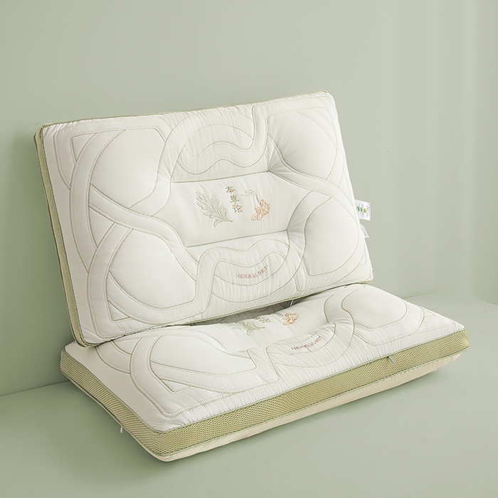 91家纺网 家纺一手货源 找家纺 （总）云熙枕业 2025新款草本植物中药包护颈枕枕头枕芯