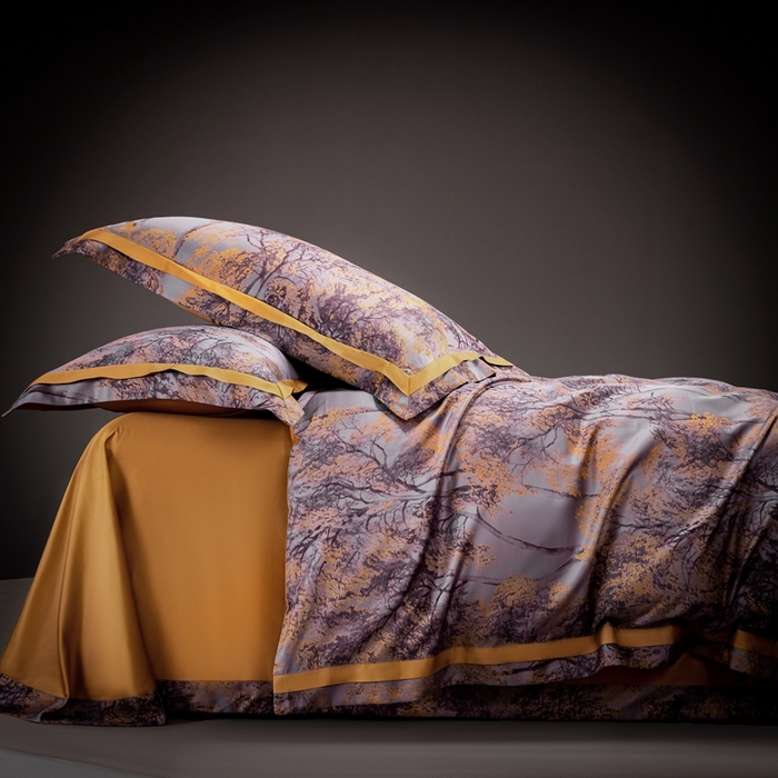 91家纺网 家纺一手货源 找家纺 品家居 A版色织提花长绒棉四件套-圣西斯 莱尔